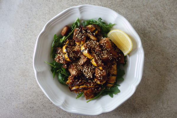 Delicata Squash and Tofu with Miso & Molasses | Serious Crust by Annie Fassler