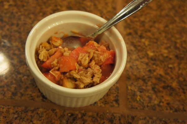 Strawberry Rhubarb Crisp by Serious Crust