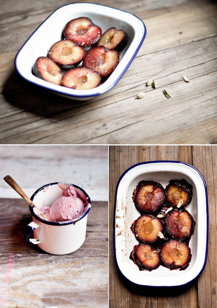 Cardamom Roasted Plum Ice Cream on Weekend Finds // Serious Crust by Annie Fassler