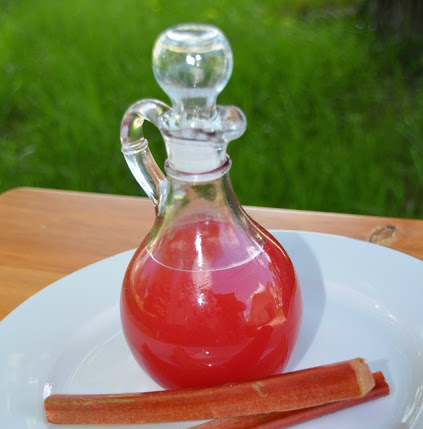 Rhubarb Vinegar on Weekend Finds // Serious Crust by Annie Fassler