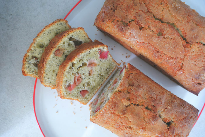 Rhubarb Poppy Seed Bread | Serious Crust by Annie Fassler