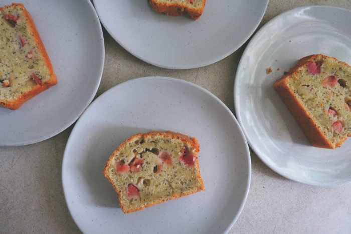 Rhubarb Poppy Seed Bread | Serious Crust by Annie Fassler