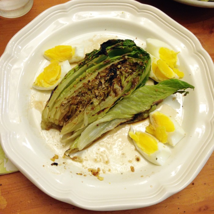 Grilled Romaine Hearts (with a 9-minute egg) // Serious Crust