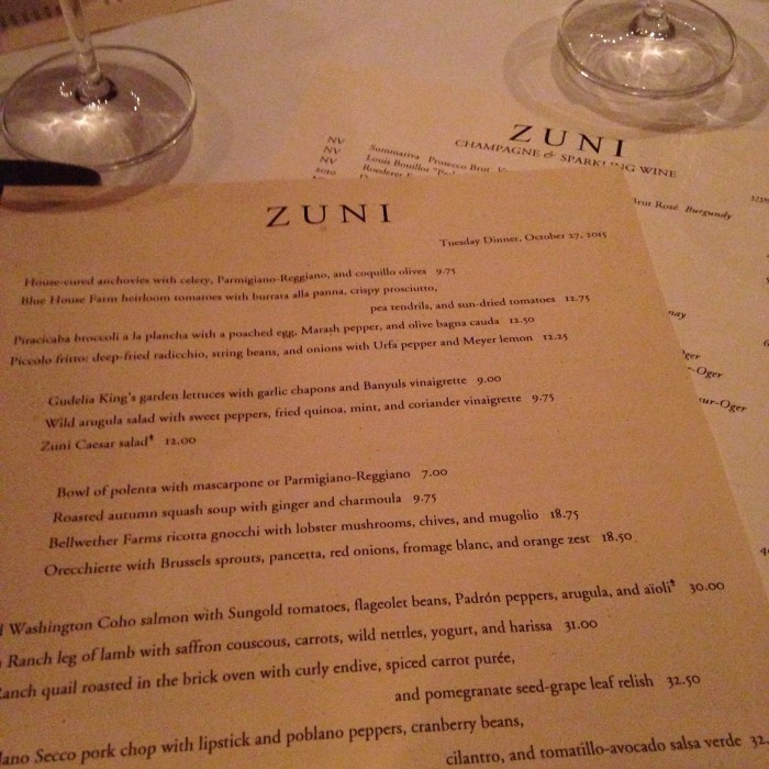 Zuni Cafe | Traveling & Eating in and around San Francisco | Serious Crust