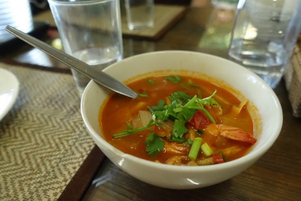 Tom Yum Koong (Hot & Sour Prawn Soup) | Serious Crust by Annie Fassler