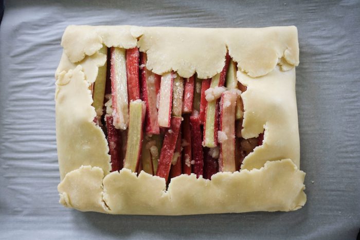 Rhubarb Galette with Ginger and Cardamom | Serious Crust by Annie Fassler