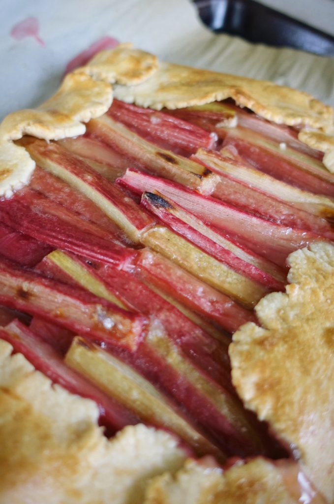 Rhubarb Galette with Ginger and Cardamom | Serious Crust by Annie Fassler