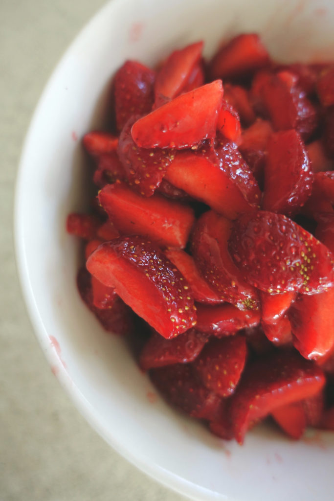 Strawberry Lemon Verbena Shrub | Serious Crust by Annie Fassler