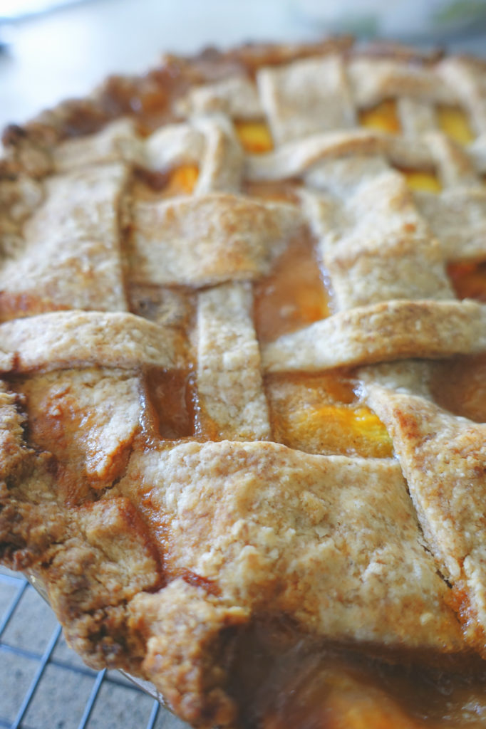 Peach Pie with Rye Crust | Serious Crust by Annie Fassler