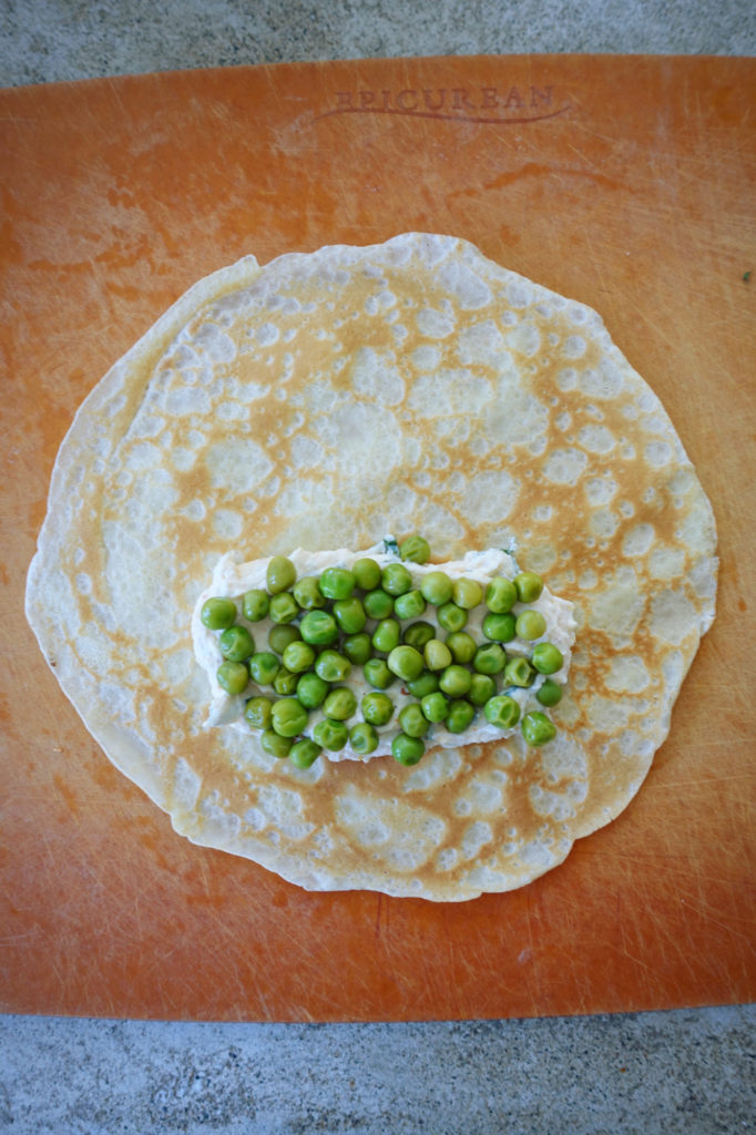 Spring Pea Blintzes | Serious Crust by Annie Fassler