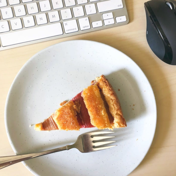 Bon Appetit's Rhubarb Custard Cake | Serious Crust by Annie Fassler