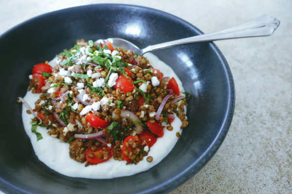 Warm Lamb and Lentil Salad | Serious Crust by Annie Fassler